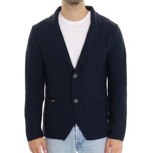 GIACCA IN MAGLIA BLU